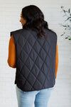 ONLINE EXCLUSIVE: Layering Queen Quilted Puffer Vest in Black