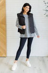 ONLINE EXCLUSIVE: Layering Queen Quilted Puffer Vest in Black