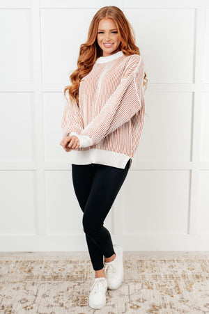 ONLINE EXCLUSIVE: Least High Maintenance Contrast Trim Sweater