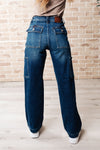 ONLINE EXCLUSIVE: Leila High Rise Cargo Straight Jeans