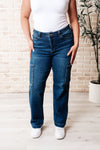 ONLINE EXCLUSIVE: Leila High Rise Cargo Straight Jeans