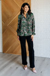 ONLINE EXCLUSIVE: Looking Out Damask Print Blouse