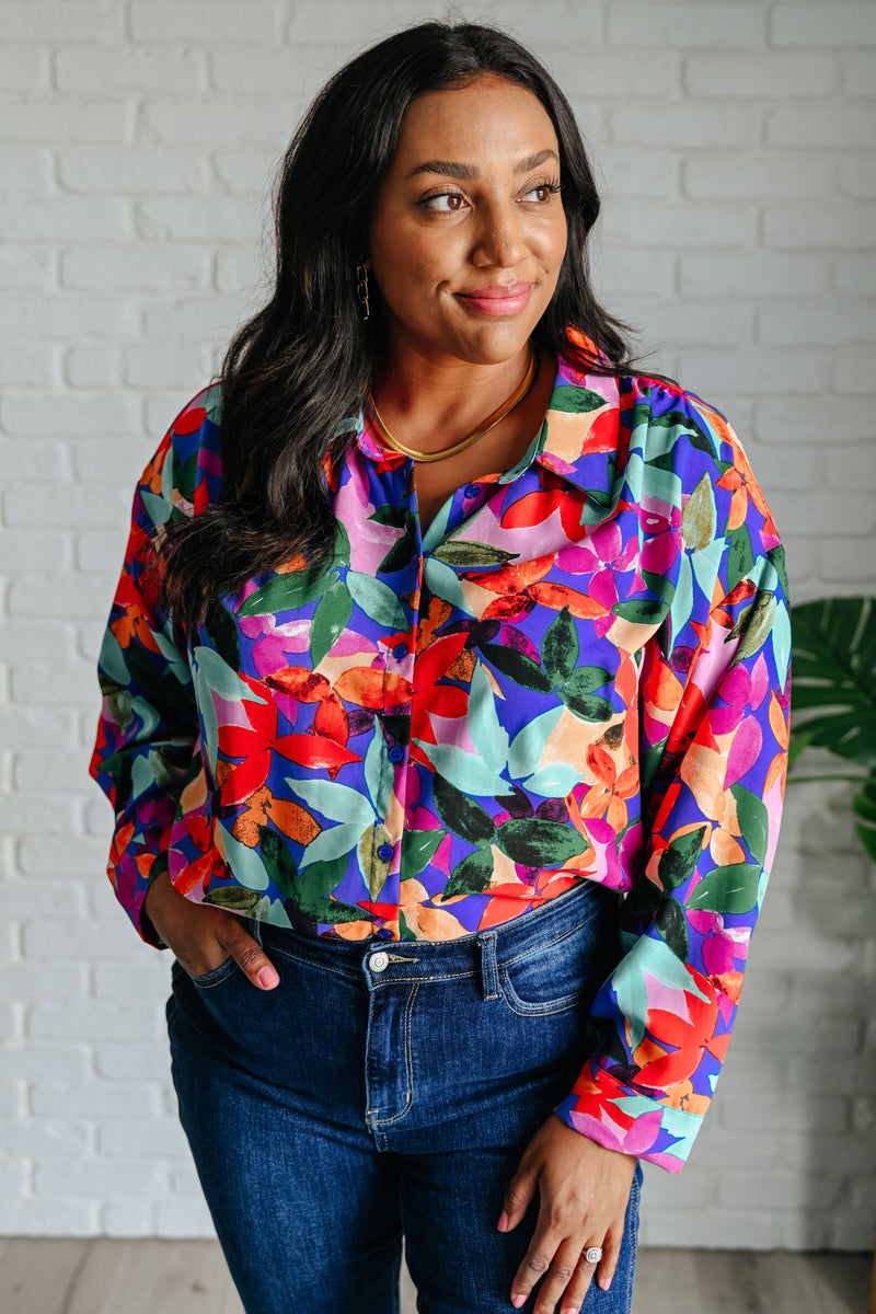 ONLINE EXCLUSIVE: Make Like a Tree and Leaf Button Up Blouse