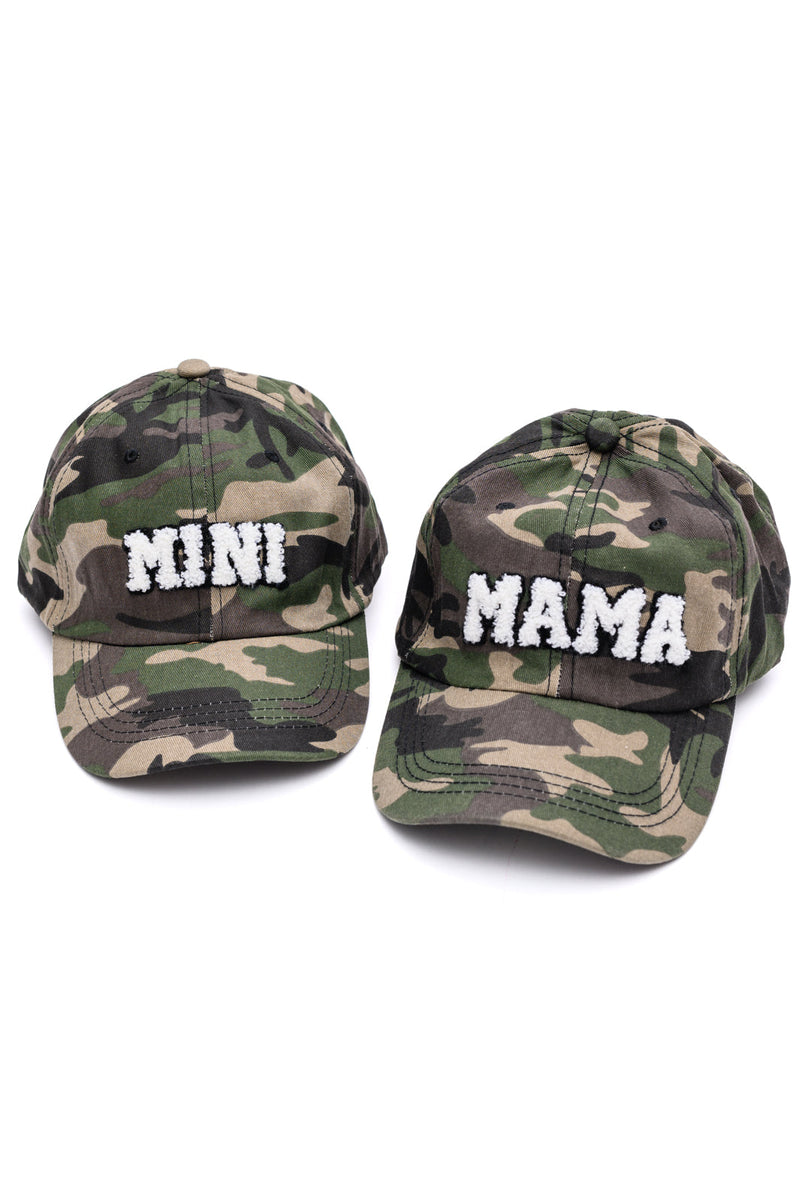 ONLINE EXCLUSIVE: Mama and Mini Hat Set in Camo