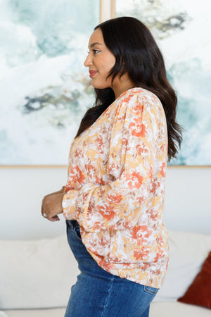 ONLINE EXCLUSIVE: Marigold Dreams Floral Blouse