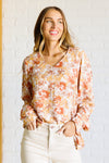 ONLINE EXCLUSIVE: Marigold Dreams Floral Blouse