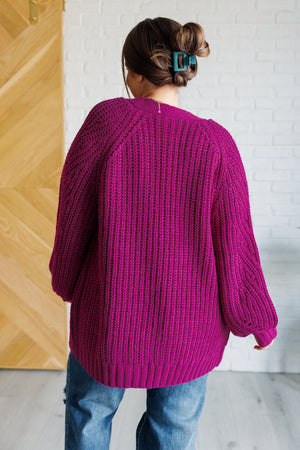 ONLINE EXCLUSIVE: Maybe Monday Cardigan in Berry