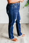 ONLINE EXCLUSIVE: Montana High Rise Rigid Magic Distressed Straight Jeans