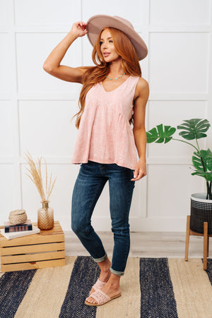 ONLINE EXCLUSIVE: Never Second Best V-Neck Blouse in Peach