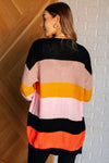 ONLINE EXCLUSIVE: Not Quite Sure Striped Open Front Cardigan