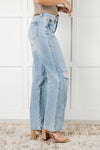 ONLINE EXCLUSIVE: Patricia High Rise Rigid Magic 90's Straight Jeans