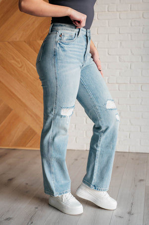 ONLINE EXCLUSIVE: Patricia High Rise Rigid Magic 90's Straight Jeans