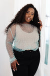 ONLINE EXCLUSIVE: Pearl Diver Layering Top in Light Cyan