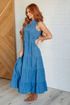 ONLINE EXCLUSIVE: Perfect Choice Denim Maxi Dress