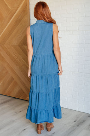 ONLINE EXCLUSIVE: Perfect Choice Denim Maxi Dress