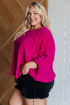 ONLINE EXCLUSIVE: Pink Thoughts Chenille Blouse