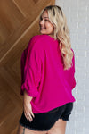 ONLINE EXCLUSIVE: Pink Thoughts Chenille Blouse