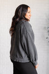 ONLINE EXCLUSIVE: Quick Fix Mineral Wash Crew Neck Pullover in Black