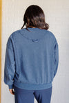 ONLINE EXCLUSIVE: Quick Fix Mineral Wash Crew Neck Pullover in Psychic