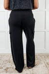 ONLINE EXCLUSIVE: Race to Relax Cargo Pants in Black