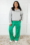 ONLINE EXCLUSIVE: Race to Relax Cargo Pants in Emerald Green