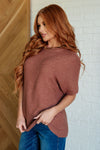 ONLINE EXCLUSIVE: Relaxing Away Dolman Sleeve Knit Top in Coffee