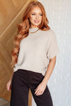 ONLINE EXCLUSIVE: Relaxing Away Dolman Sleeve Knit Top in Taupe