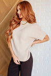 ONLINE EXCLUSIVE: Relaxing Away Dolman Sleeve Knit Top in Taupe