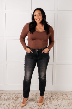 ONLINE EXCLUSIVE: Rita Mid Rise Control Top Slim Jeans