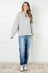 ONLINE EXCLUSIVE: Rogue Runner Half Zip Jacket in Heather Grey