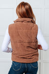 ONLINE EXCLUSIVE: Set Me Up Corduroy Puffer Vest