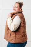 ONLINE EXCLUSIVE: Set Me Up Corduroy Puffer Vest