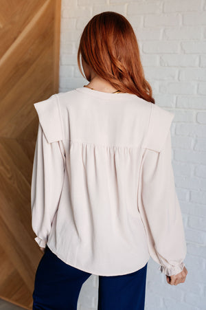 ONLINE EXCLUSIVE: She Ought to Understand Balloon Sleeve Blouse