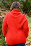 ONLINE EXCLUSIVE: Steady Pace Roll Neck Sweater In Red