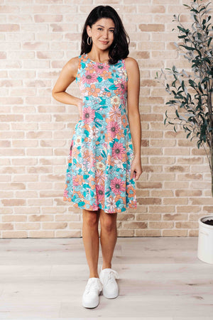 ONLINE EXCLUSIVE: Summer Garden Sleeveless Swing Dress