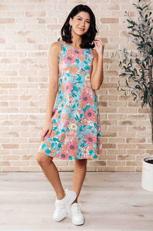 ONLINE EXCLUSIVE: Summer Garden Sleeveless Swing Dress