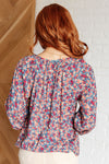 ONLINE EXCLUSIVE: Sunday Brunch Blouse in Denim Floral