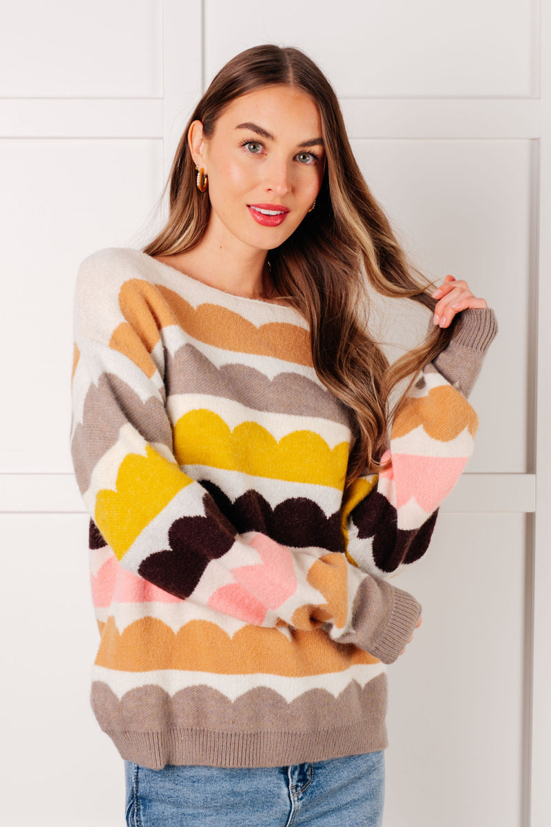 ONLINE EXCLUSIVE: Wave After Wave Striped Sweater