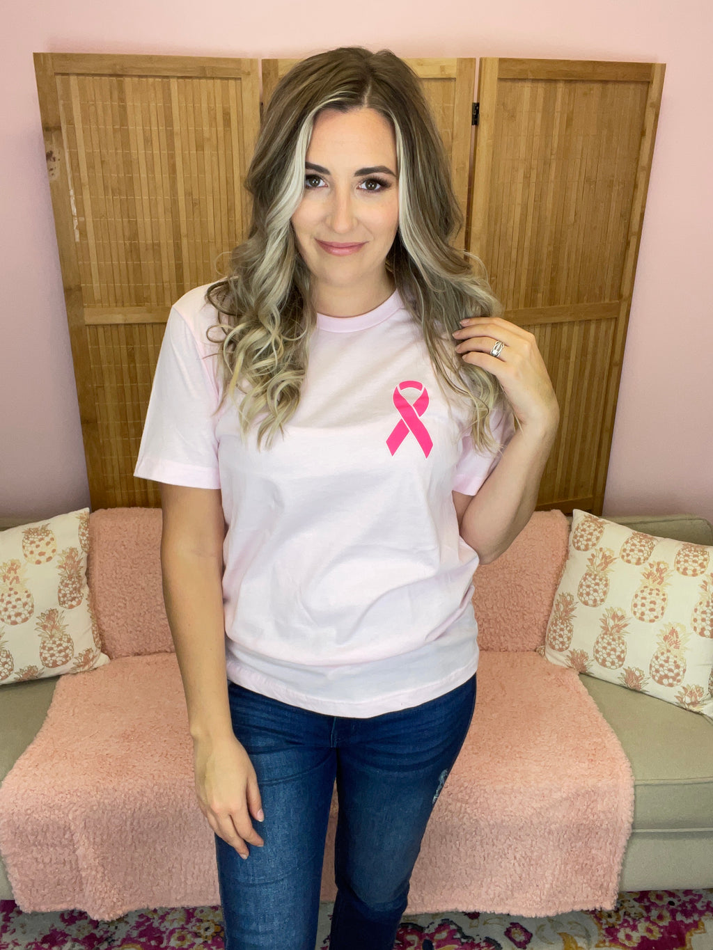 Breast Cancer Awareness Graphic Tee