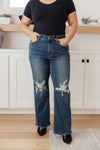 ONLINE EXCLUSIVE: Rose High Rise 90's Straight Jeans in Dark Wash