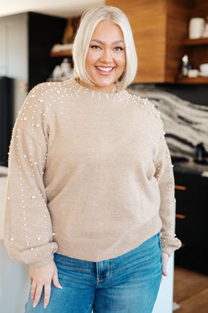 ONLINE EXCLUSIVE: String Me Along Pearl Accent Sweater